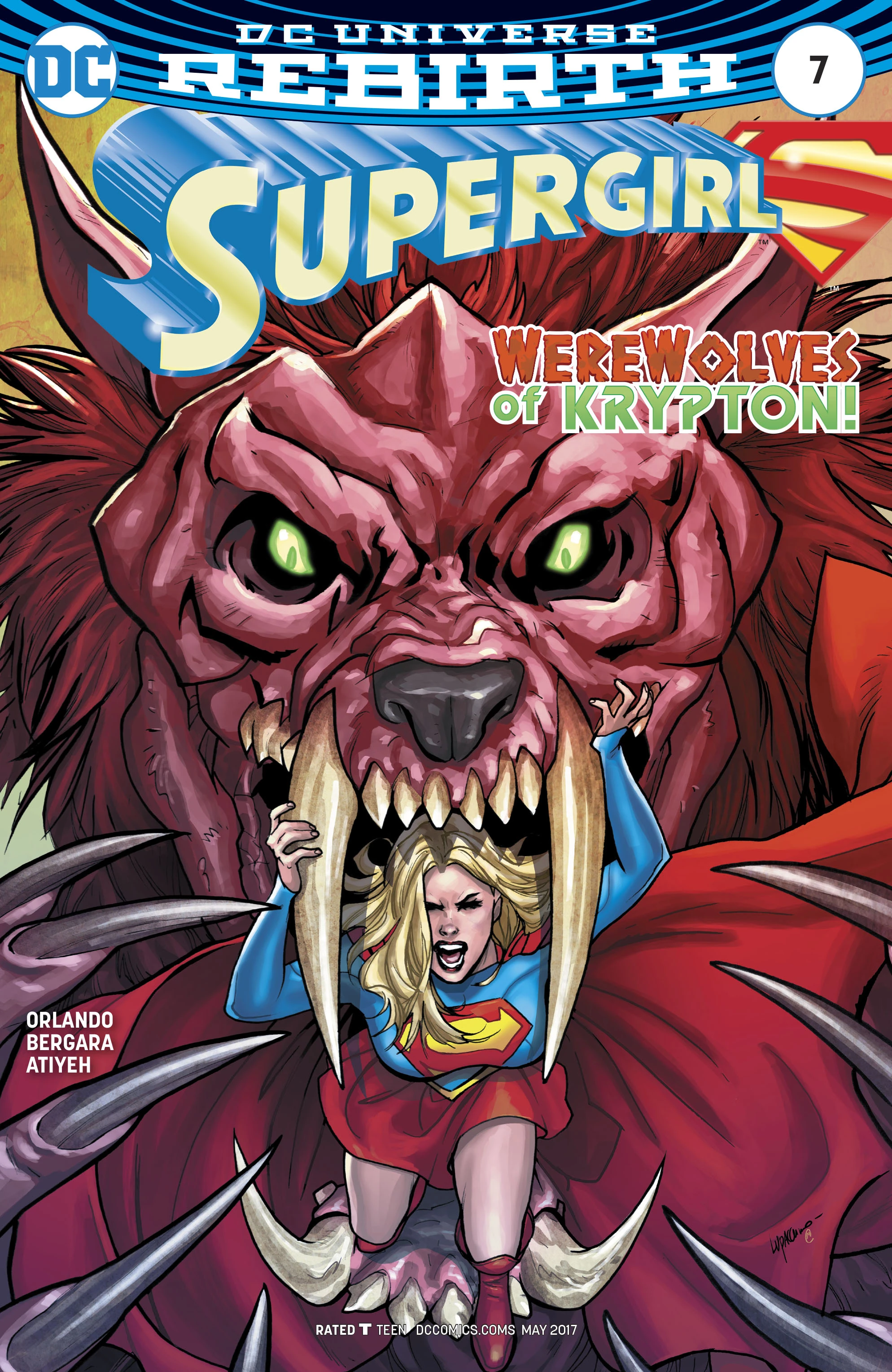 Supergirl #7 (DC, 2017 — Cover A) cover